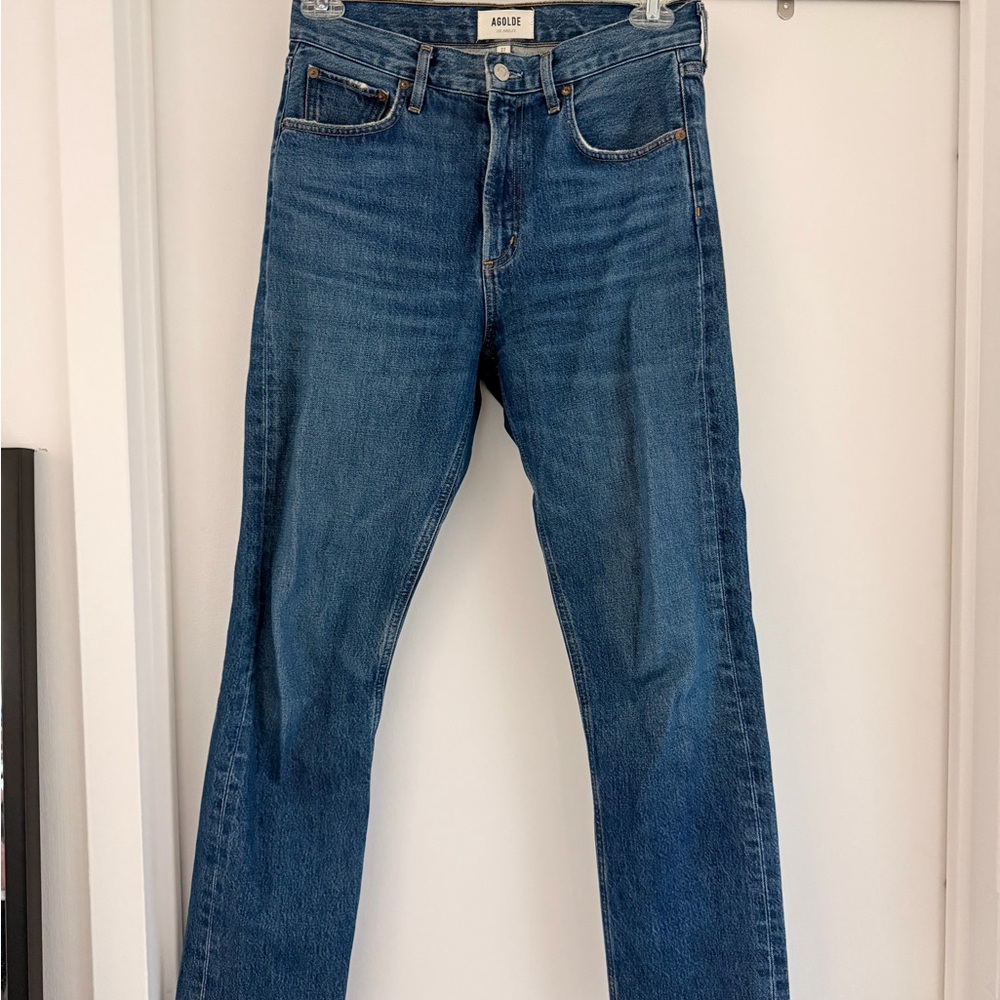 Agolde Cherie High Rise Straight Leg Jeans